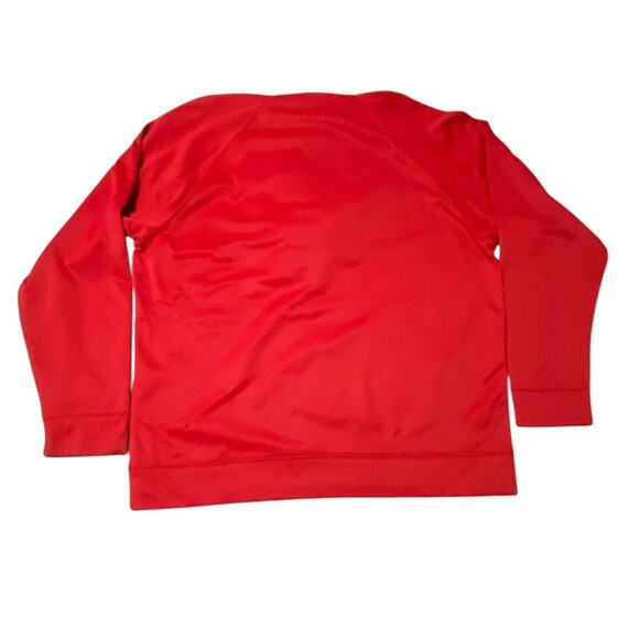 Wells Fargo Bank Hoodie Logo Sweatshirt Red Gold Size XL JERZEES Extra Large Dri - Picture 6 of 7